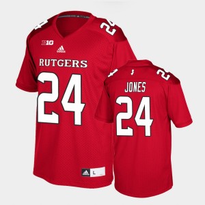 Men's Rutgers Scarlet Knights Replica Scarlet Naijee Jones #24 Football Jersey 284942-753